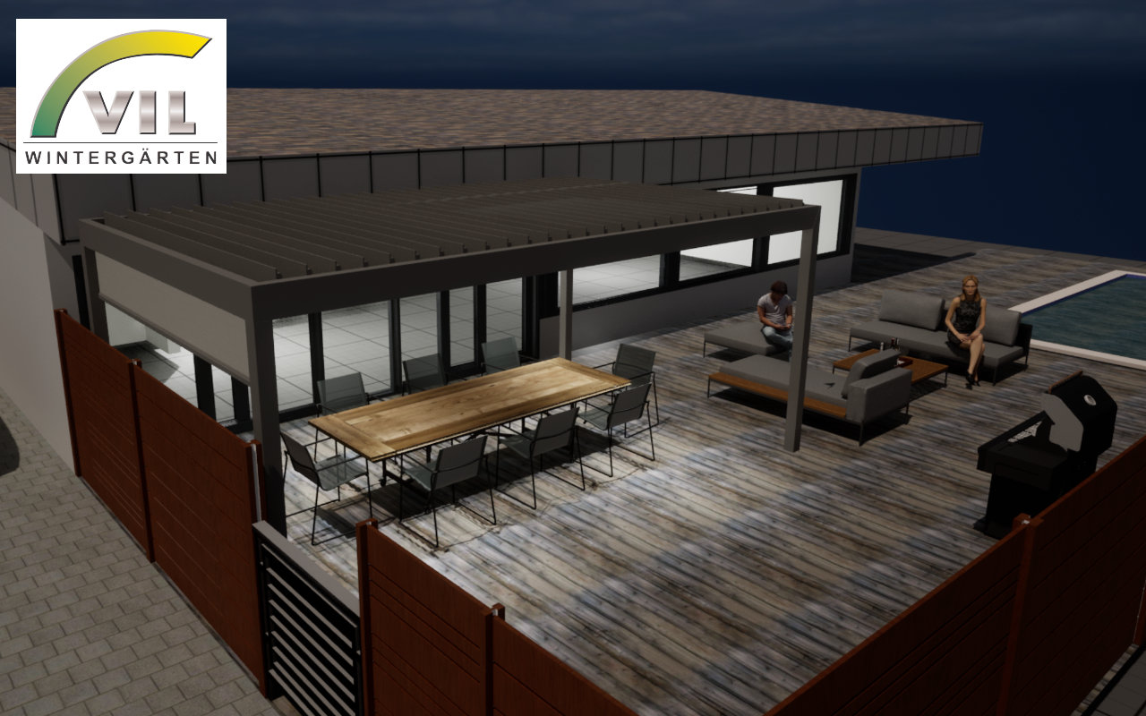 Projektierung Lamellendach BiBi 2